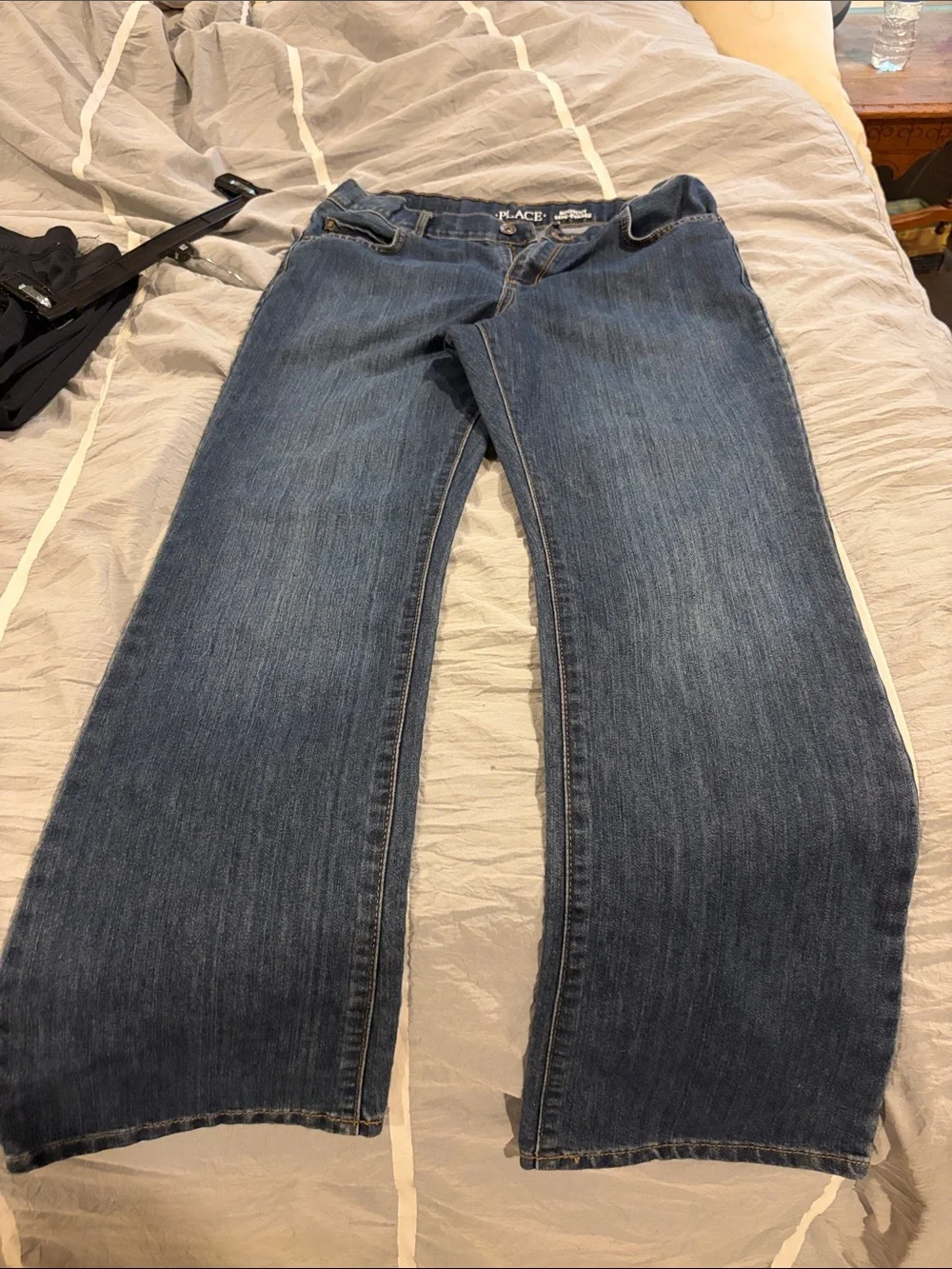 The Children's Place Boys Dark Blue Flare Jeans